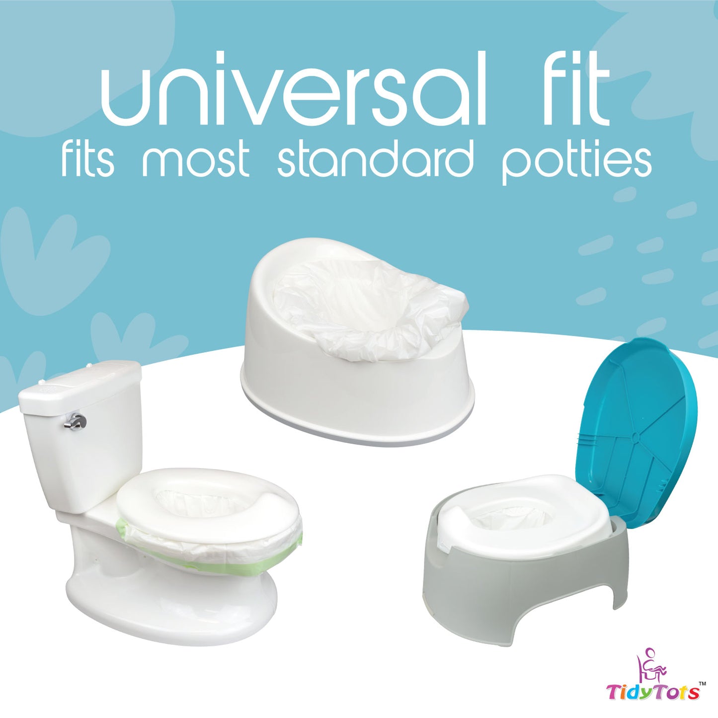 TidyTots Disposable Potty Chair Liners - Value Pack